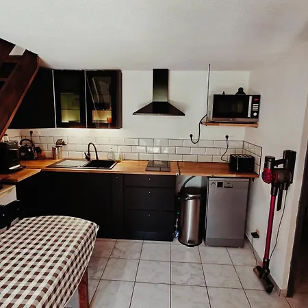 Pavillon 45m2, 2 Chambres, 1 Salon Cuisine, 1sdb לינה וארוחת בוקר